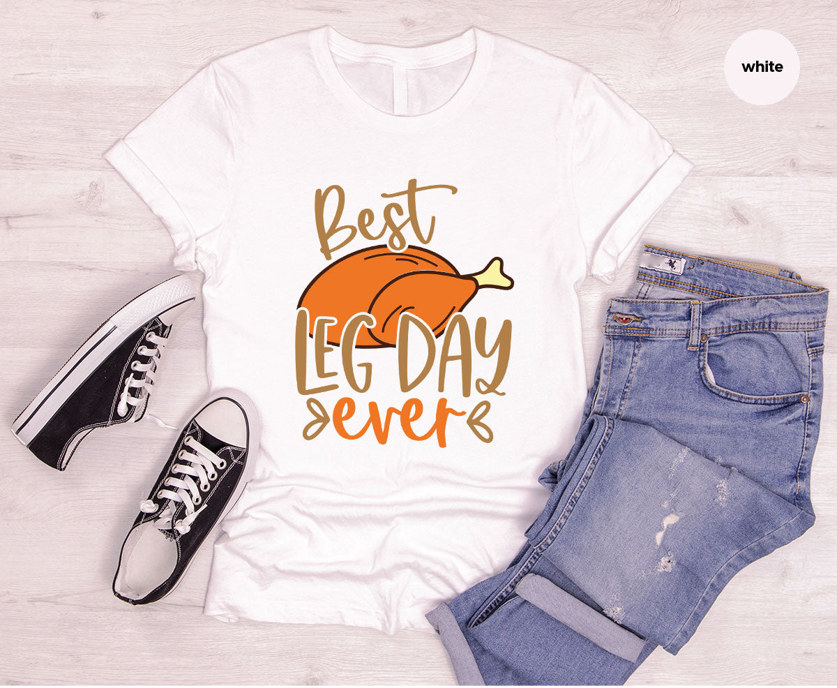 Funny Thanksgiving Shirts, Turkey Graphic Tees, Fall product image 4
