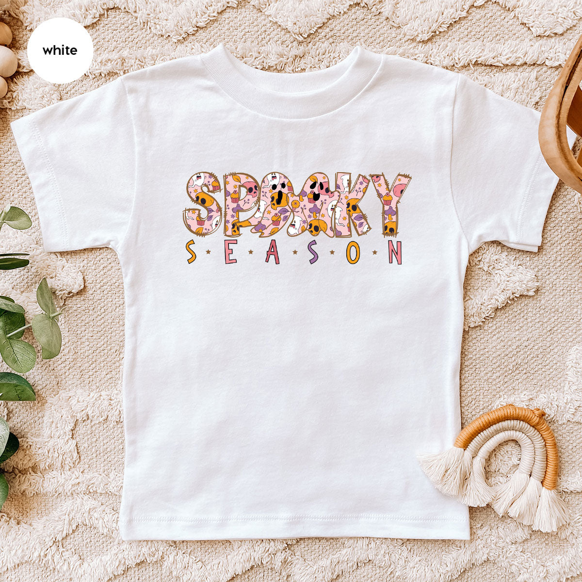 Ghost Graphic Tees, Cute Kid Halloween Shirt, Spooky product image 67