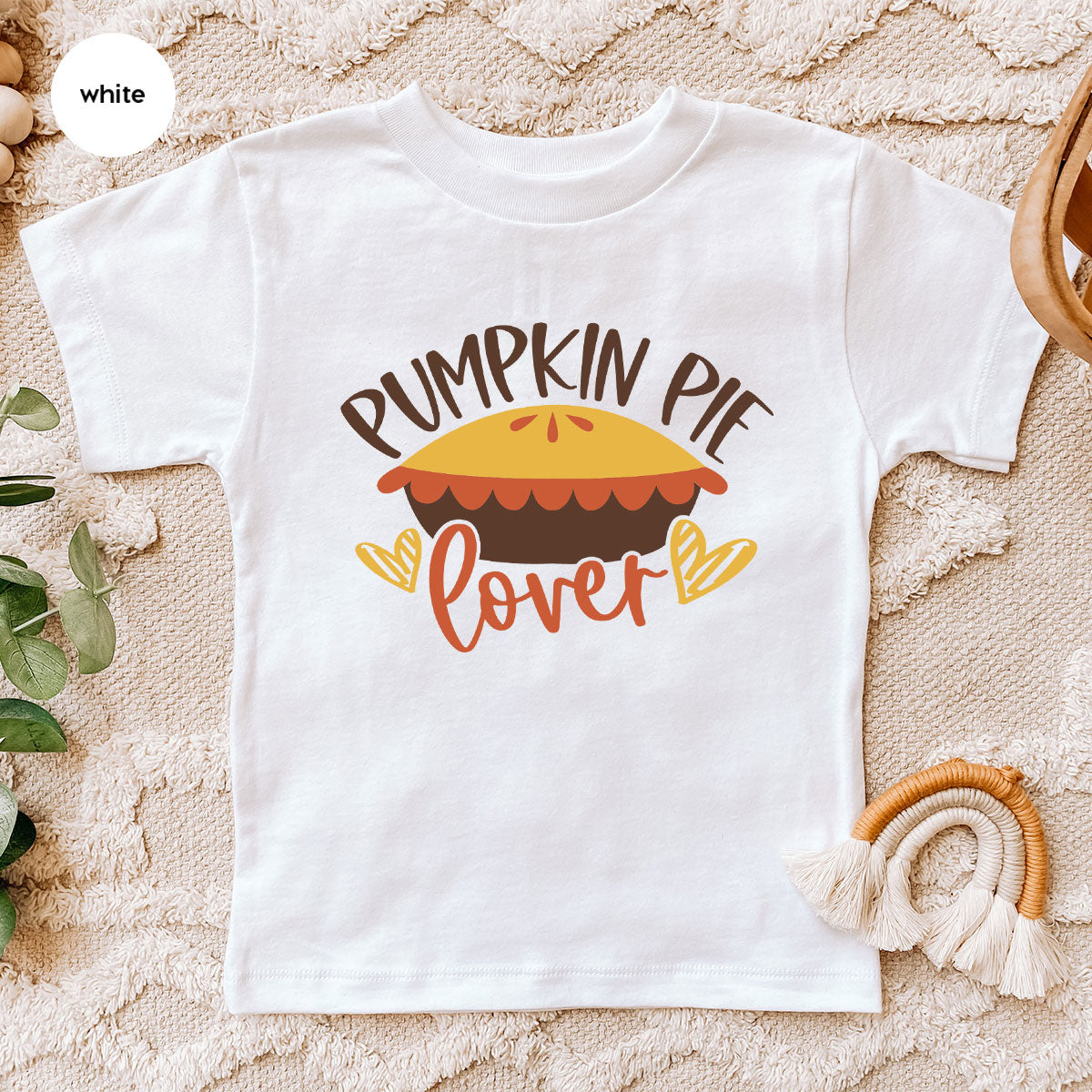 Kids Thanksgiving Shirts, Pumpkin Pie Graphic Tees, Gift product image 12