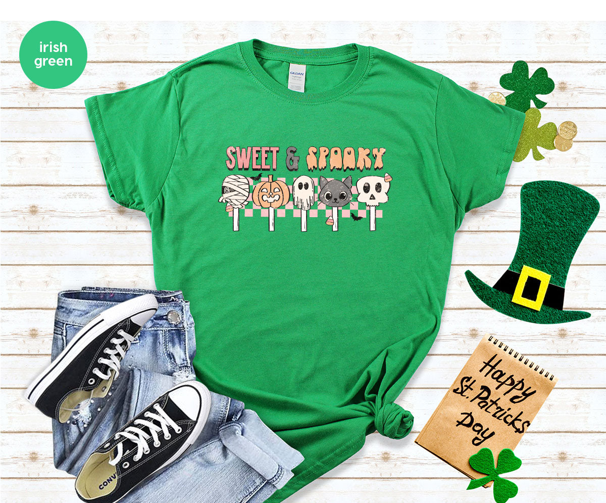 Retro Pumpkin T Shirt, Vintage Cat T-Shirt, Sweet Toddler product image 37