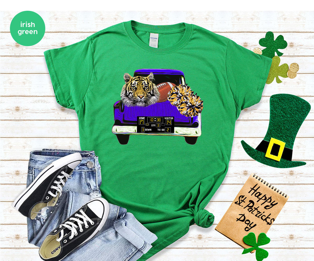 Football Truck Shirt, Tiger Graphic Tees, Mom TShirt, Gifts product image 12