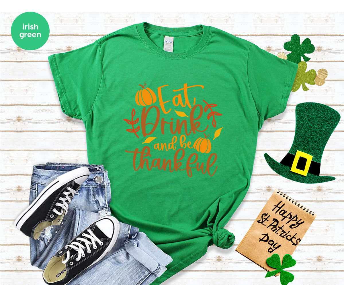Cute Pumpkin T-Shirt, Fall Graphic Tees, Thankful Gifts product image 7