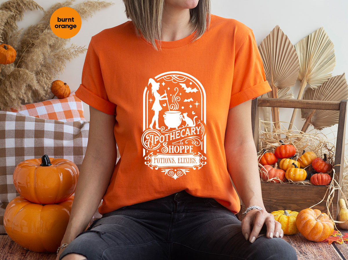Funny Witch Shirt, Halloween Party Tshirt, Apothecary product image 48