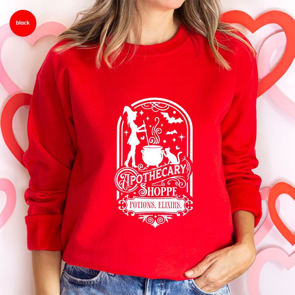 Funny Witch Shirt, Halloween Party Tshirt, Apothecary product image 51