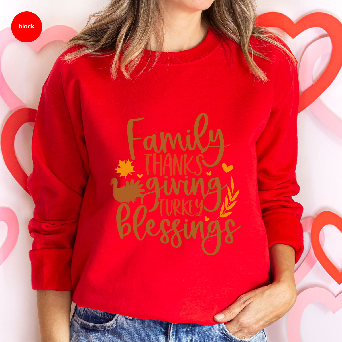 Family Thanksgiving Shirts, Gifts for Autumn Crewneck product image 48