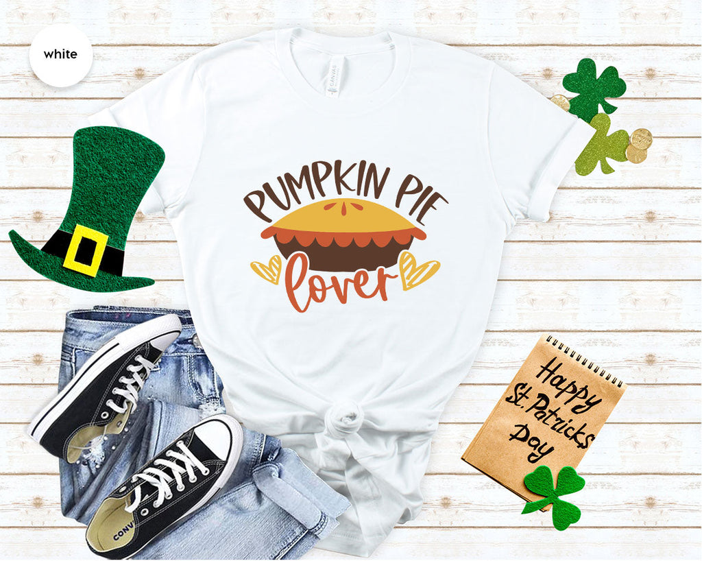 Kids Thanksgiving Shirts, Pumpkin Pie Graphic Tees, Gift product image 9