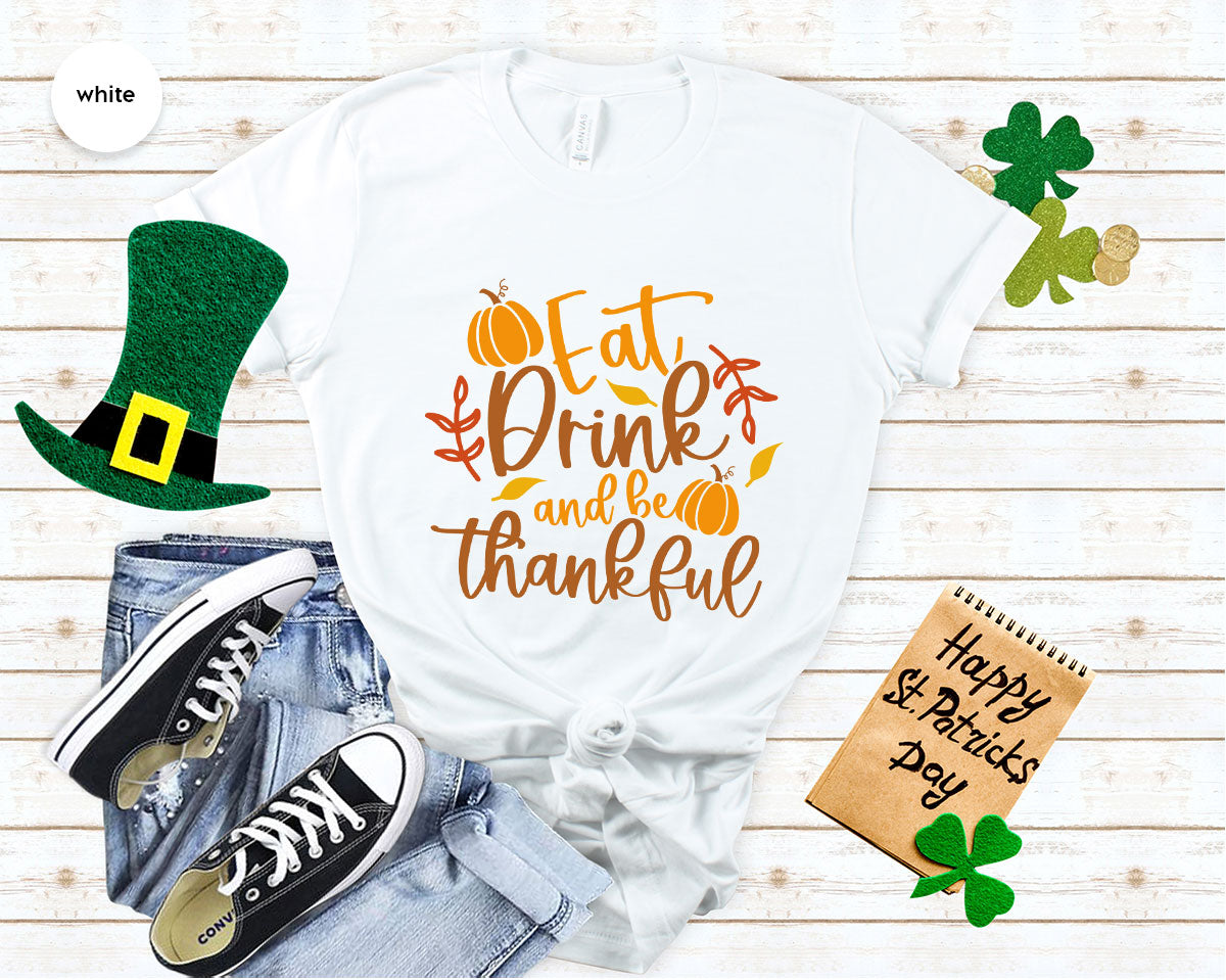 Cute Pumpkin T-Shirt, Fall Graphic Tees, Thankful Gifts product image 20