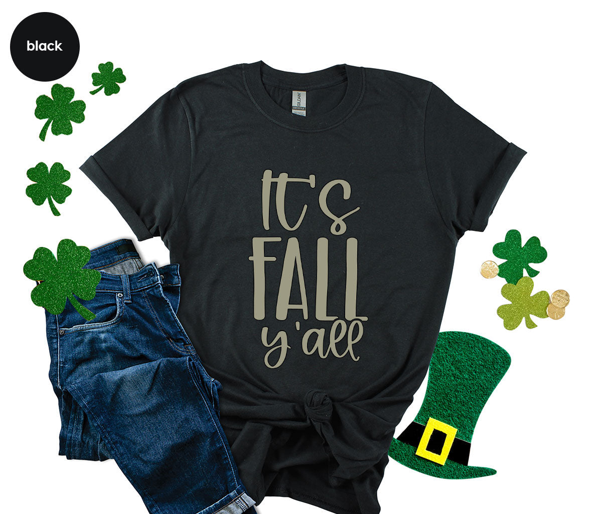 Fall Crewneck Sweatshirt, Its Yall T-Shirt, Gifts, for Her product image 56