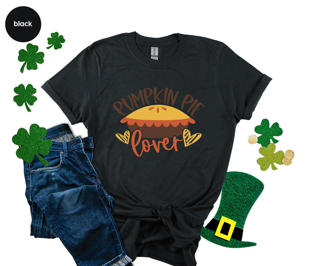 Kids Thanksgiving Shirts, Pumpkin Pie Graphic Tees, Gift product image 8