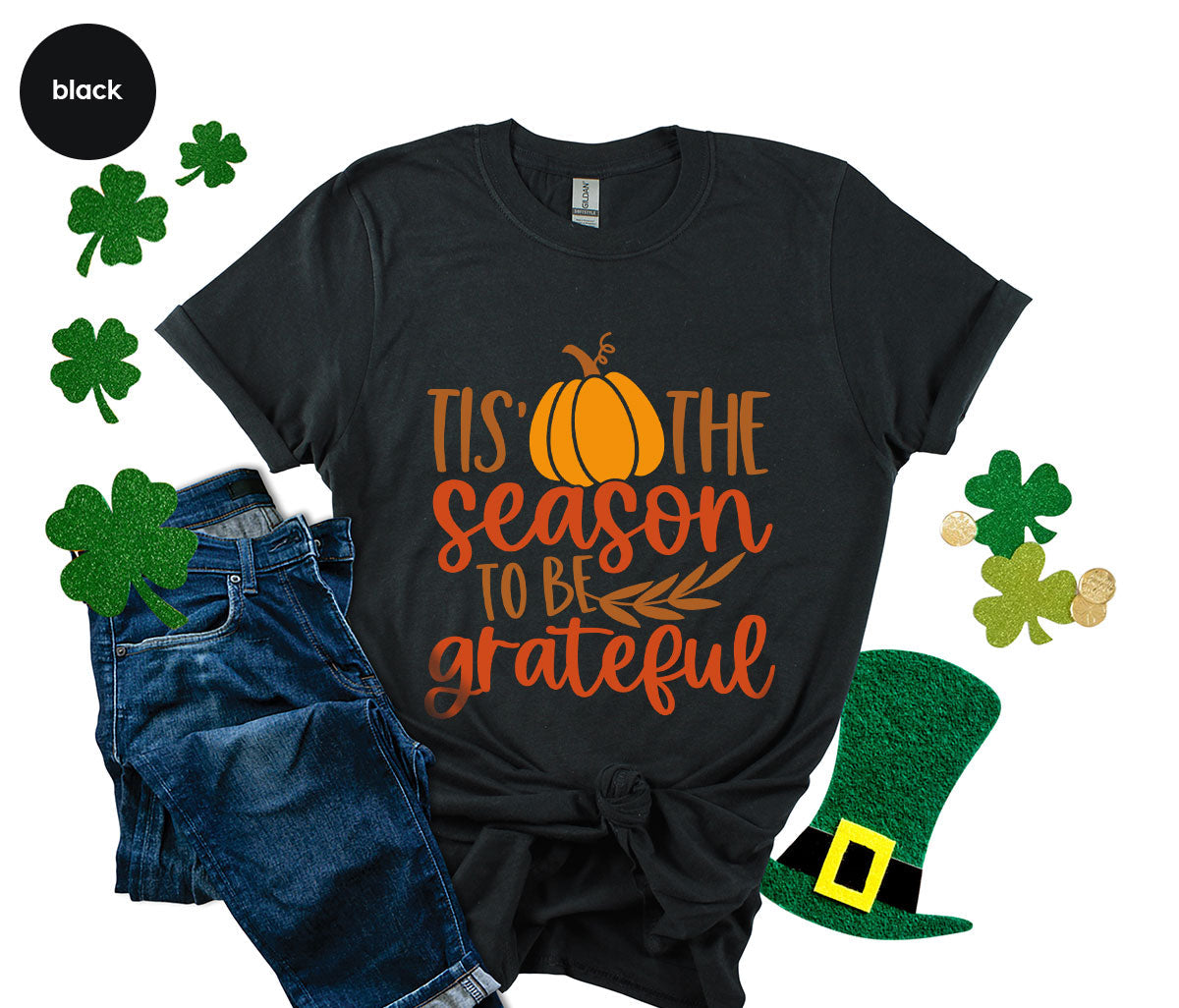 Fall T-Shirt, Autumn Crewneck Sweatshirt, Thanksgiving product image 56