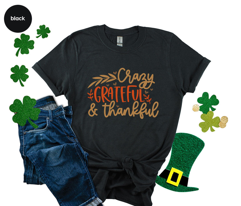 Funny Fall T Shirt, Gift for Her, Crazy Grateful Thankful product image 12