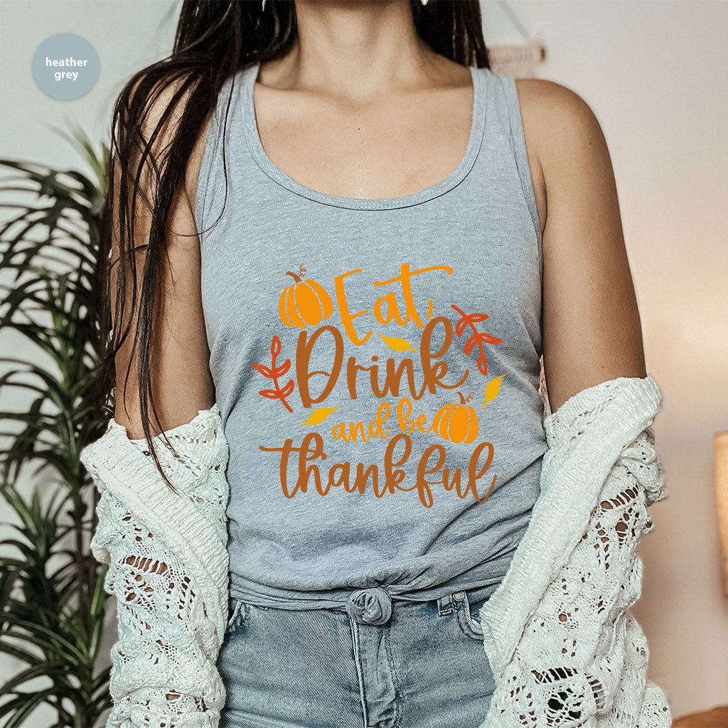 Cute Pumpkin T-Shirt, Fall Graphic Tees, Thankful Gifts product image 18