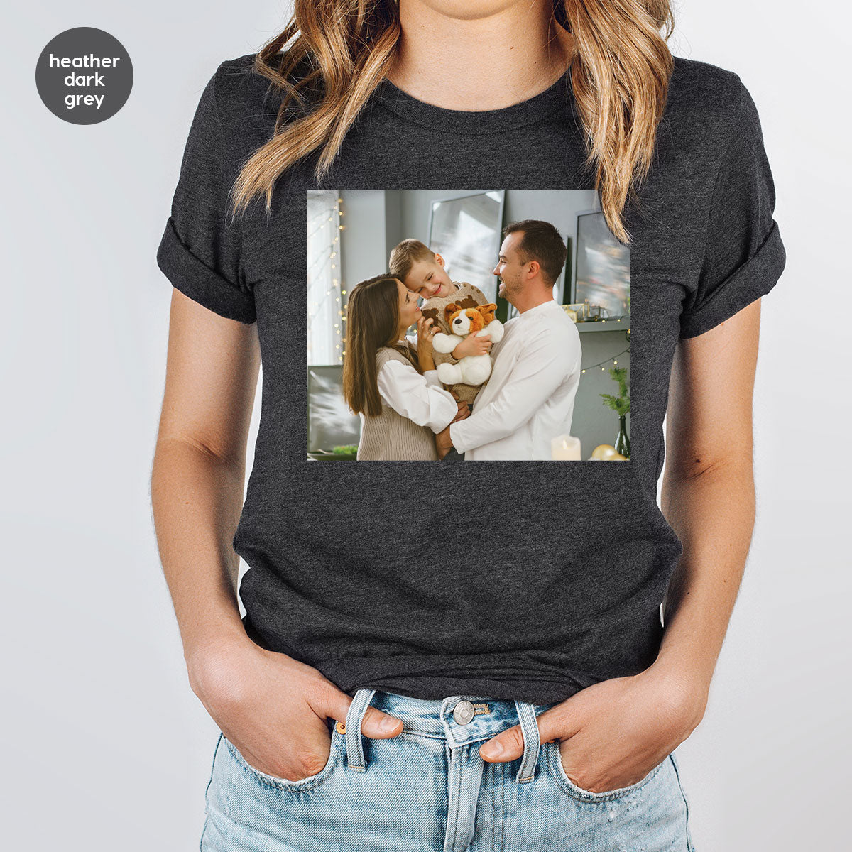 Custom Family T-Shirt, Customizable Photo Shirt, Baby Tee, product image 98