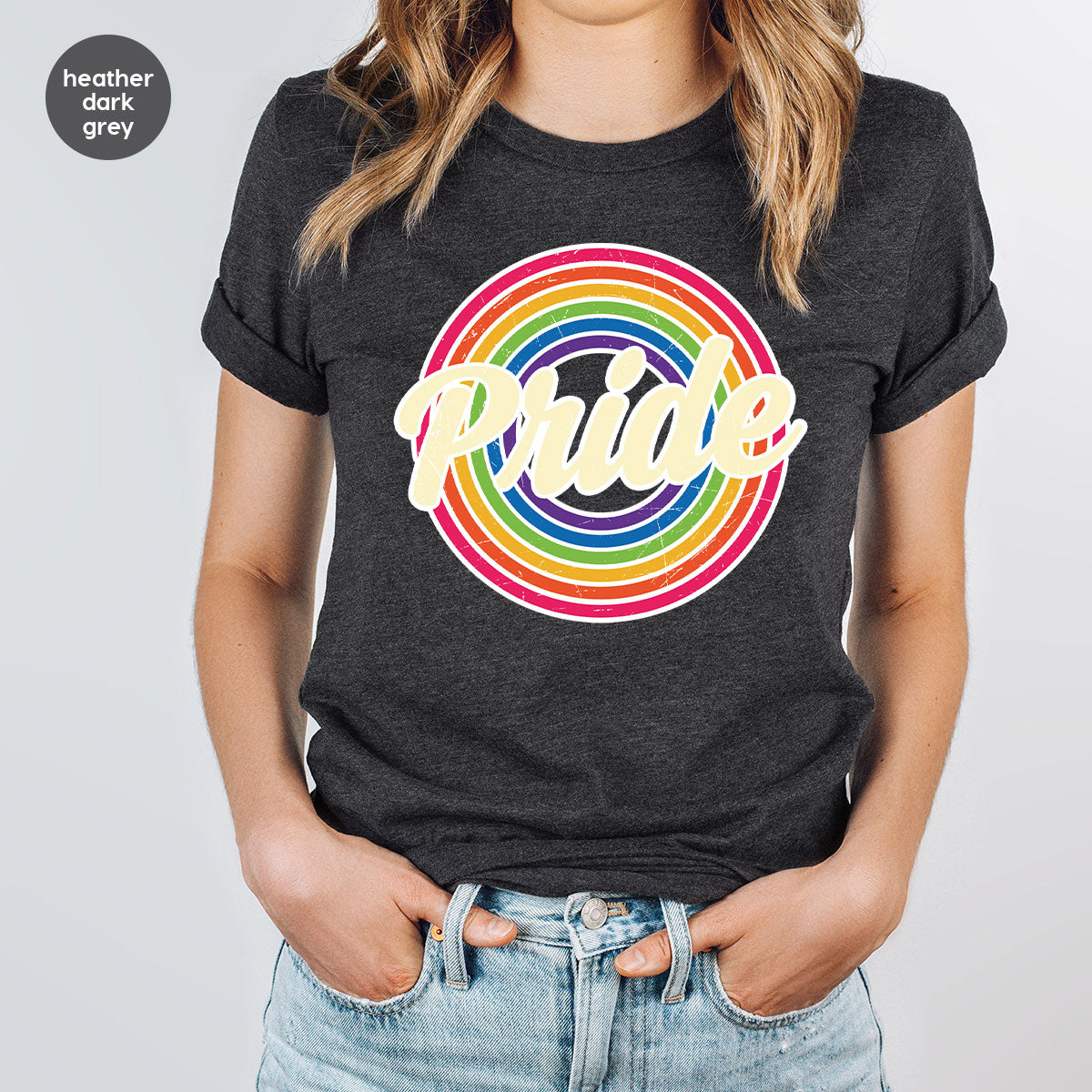 Pride Shirt, LGBT T-Shirt, Tee, Rainbow Graphic product image 119