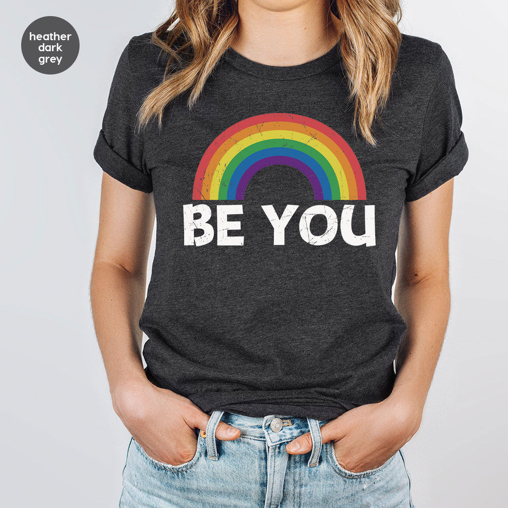 Rainbow T-Shirt, Be You Shirt, LGBT Pride product image 116