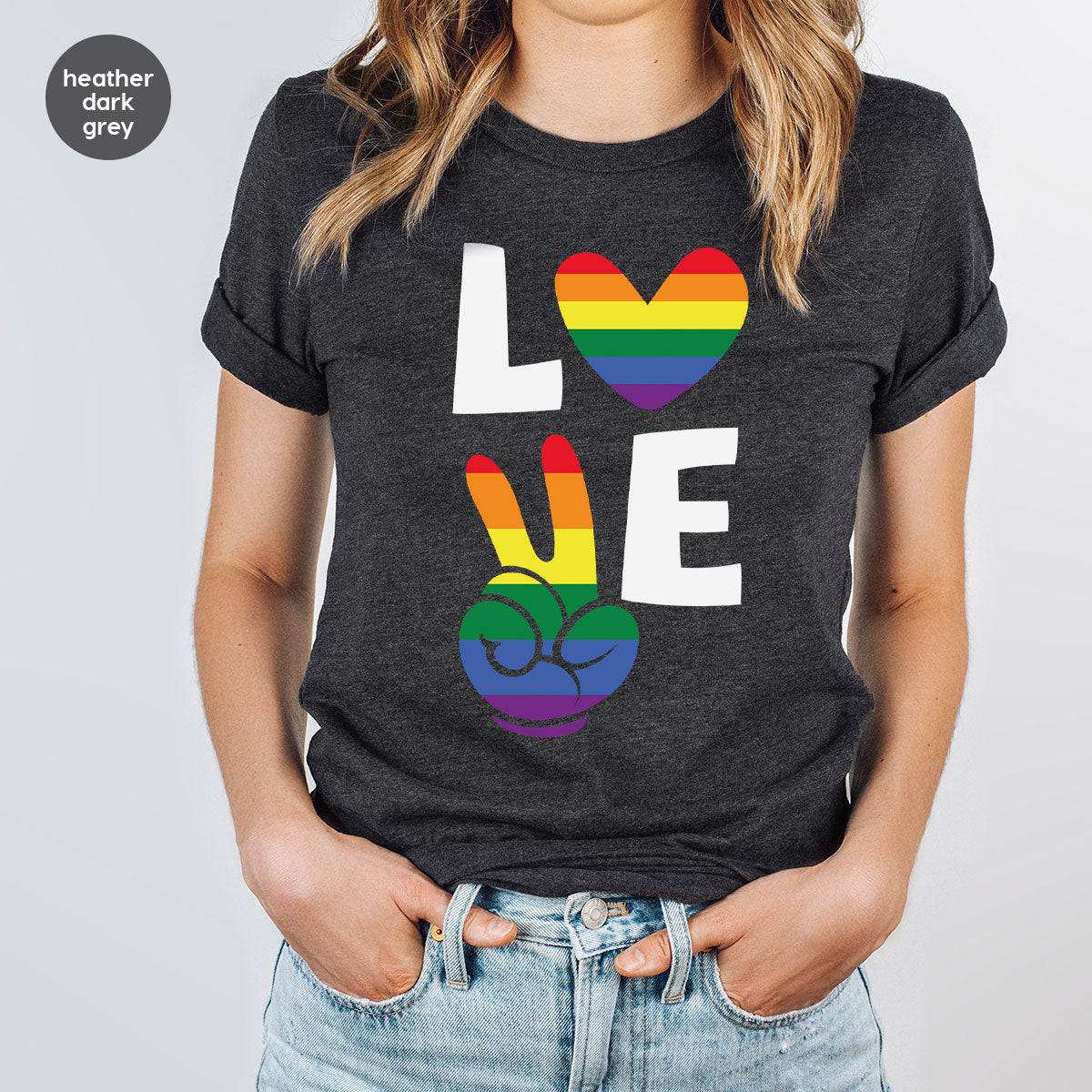 LGBT Love Shirt, Rainbow Glory T-Shirt, Pride Tee product image 3