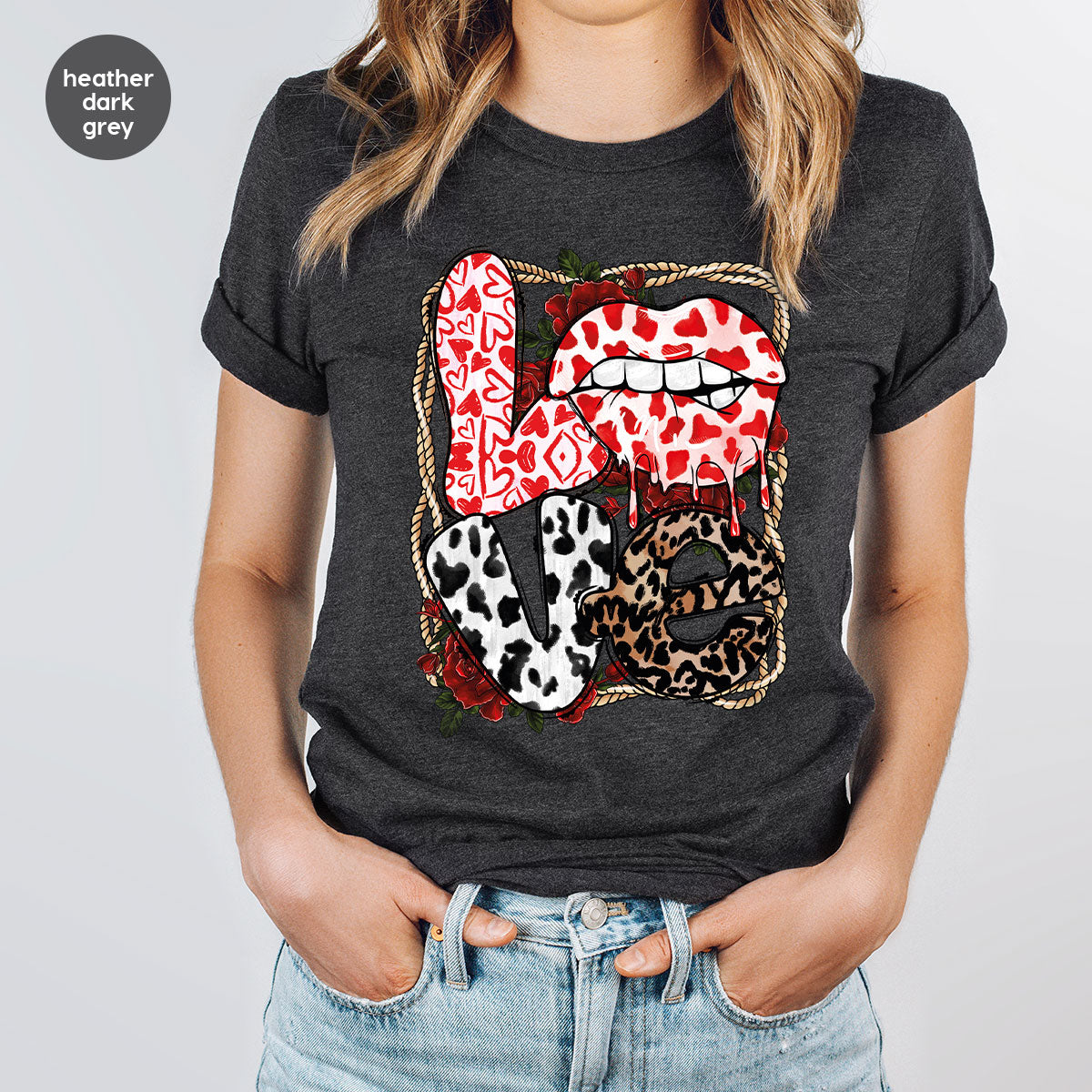Love Shirt, Lovers Gift, Cool Valentine's Day T-Shirt product image 3