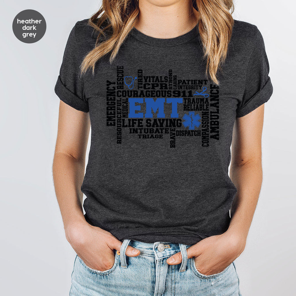 EMT Shirt, Gift For Paramedics, Life Saving T-Shirt product image 3