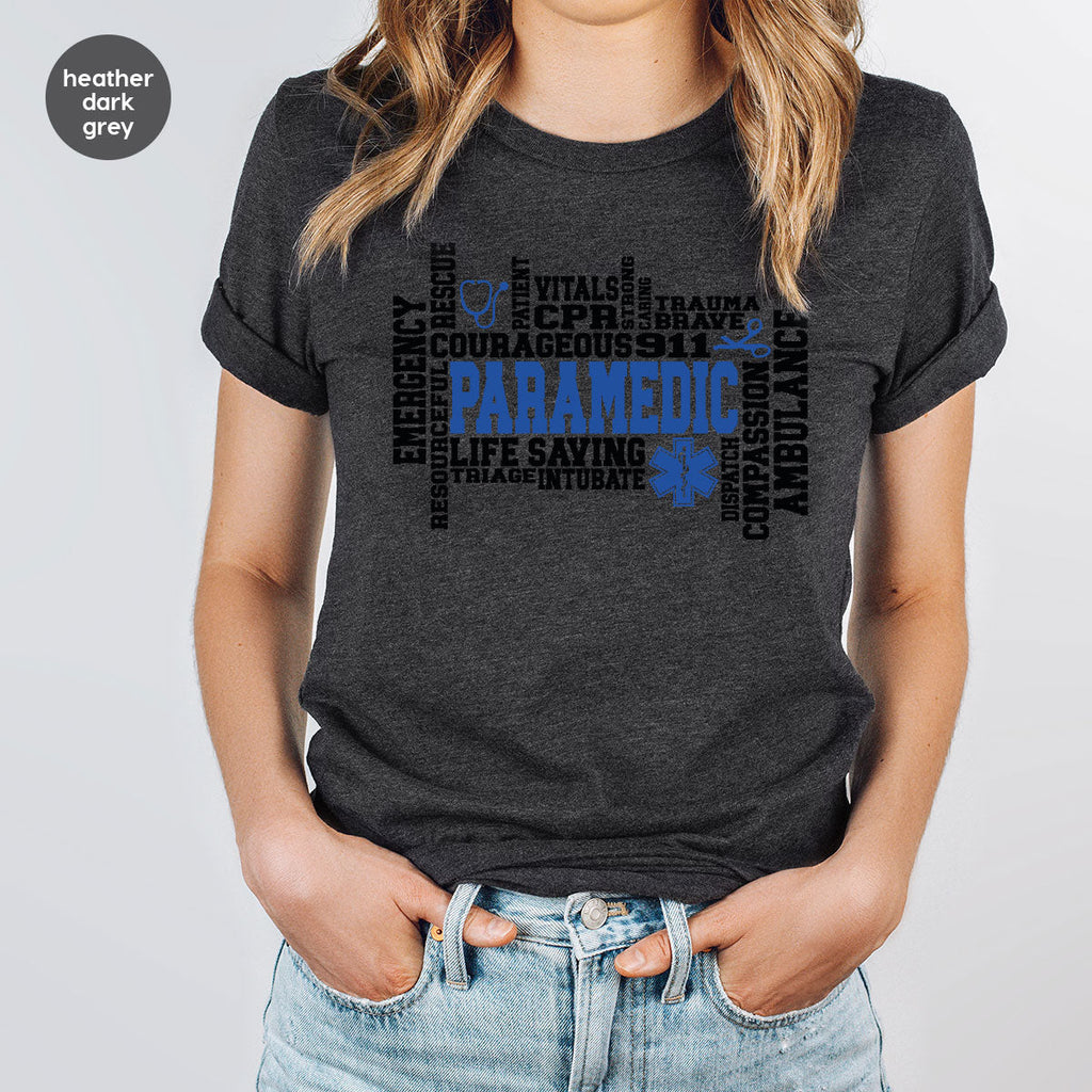 Paramedic T-Shirt, Ambulance Shirt, Life Saver Gift For product image 110