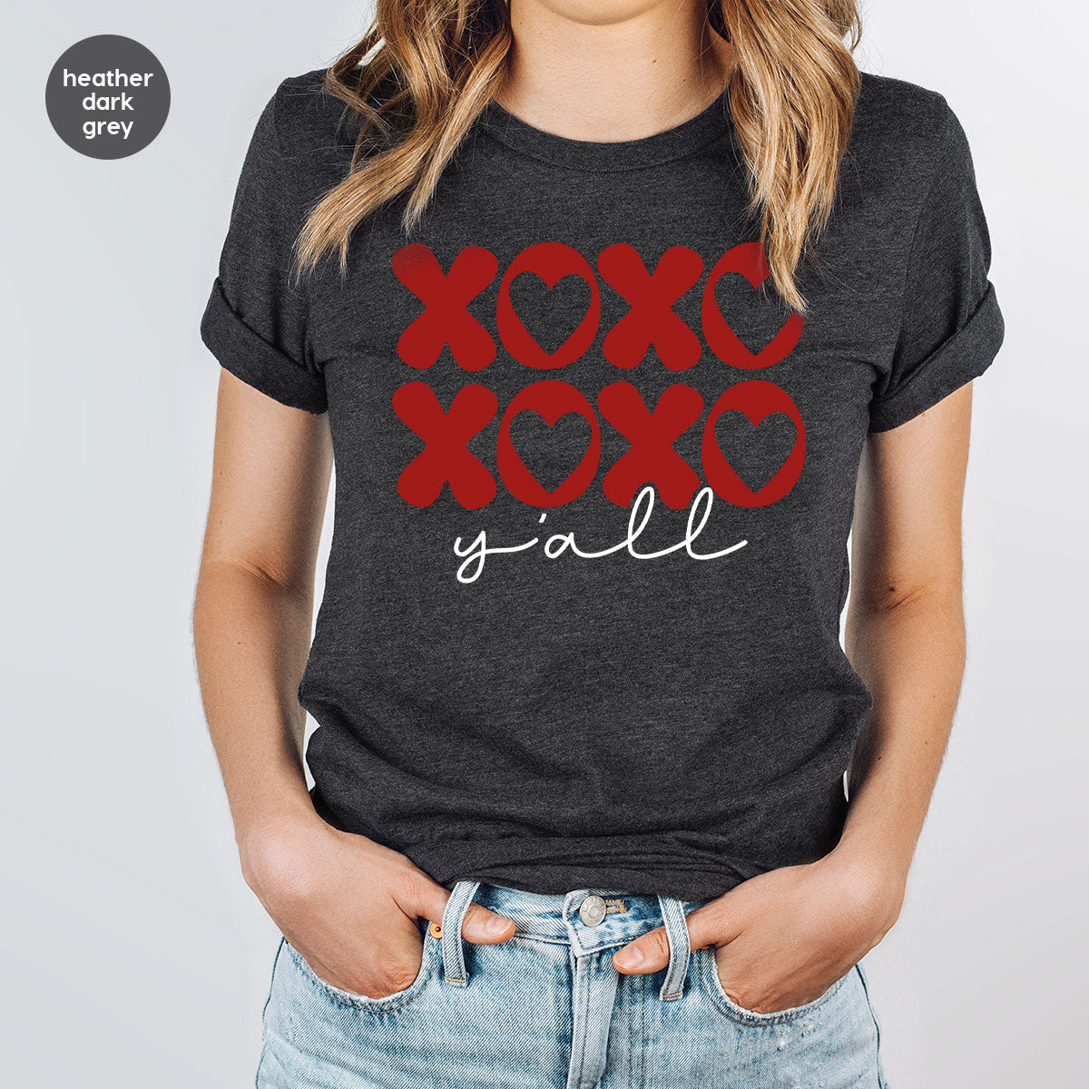 XOXO Shirt, Love Valentine's Day T-Shirt, Couple Match product image 2