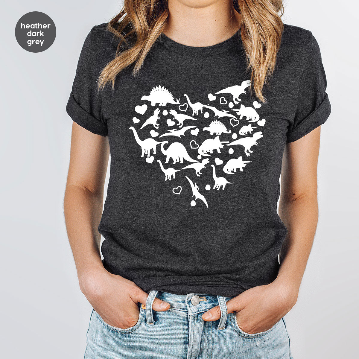 Dinosaur Shirt, Valentine T-Shirt, 2023 Gift product image 106