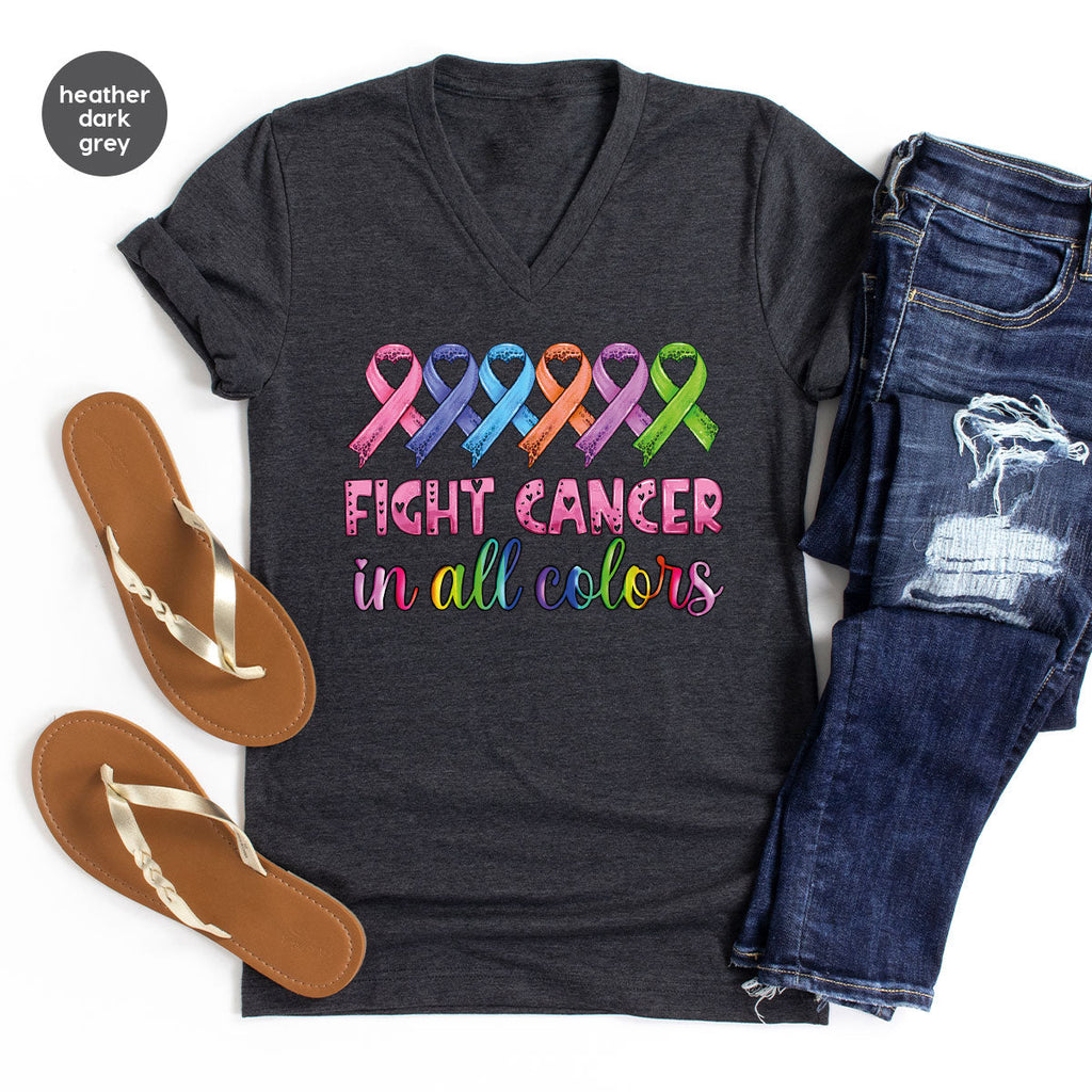 Lung Cancer Shirt, Family Support T-Shirt product image 4