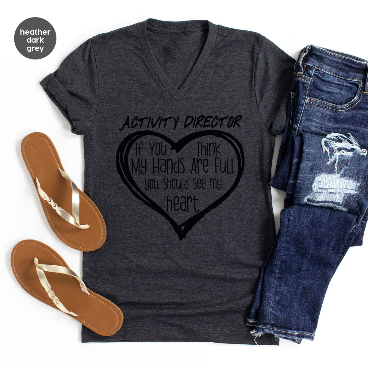Activity Director Shirt, Love Heart Gift For Couples product image 100