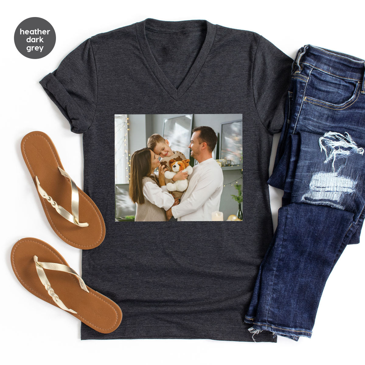 Custom Family T-Shirt, Customizable Photo Shirt, Baby Tee, product image 99