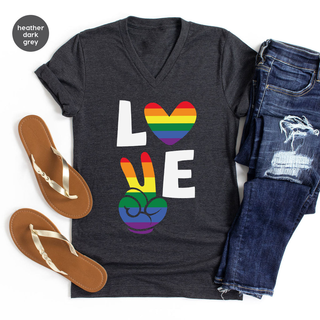 LGBT Love Shirt, Rainbow Glory T-Shirt, Pride Tee product image 4