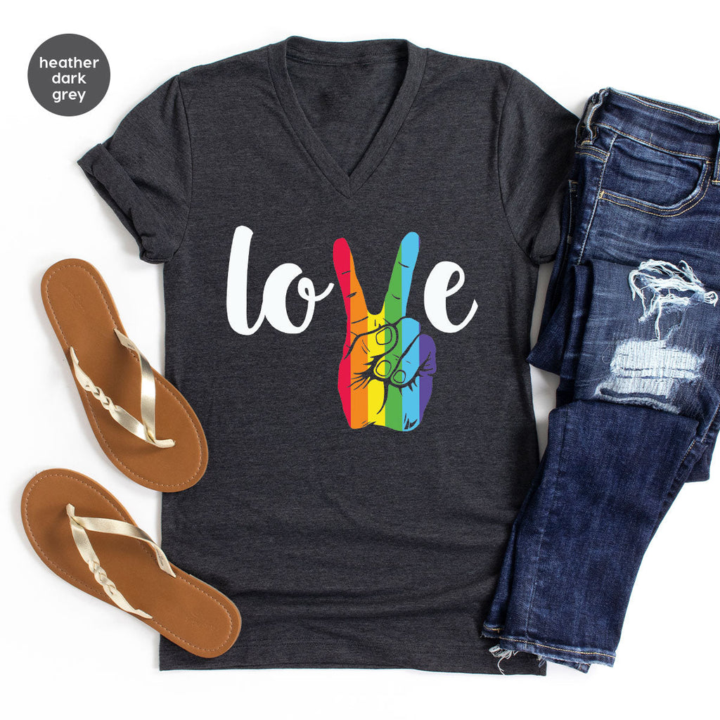 LGBT Love Shirt, Victory T-Shirt, Pride Tee, Glory product image 114