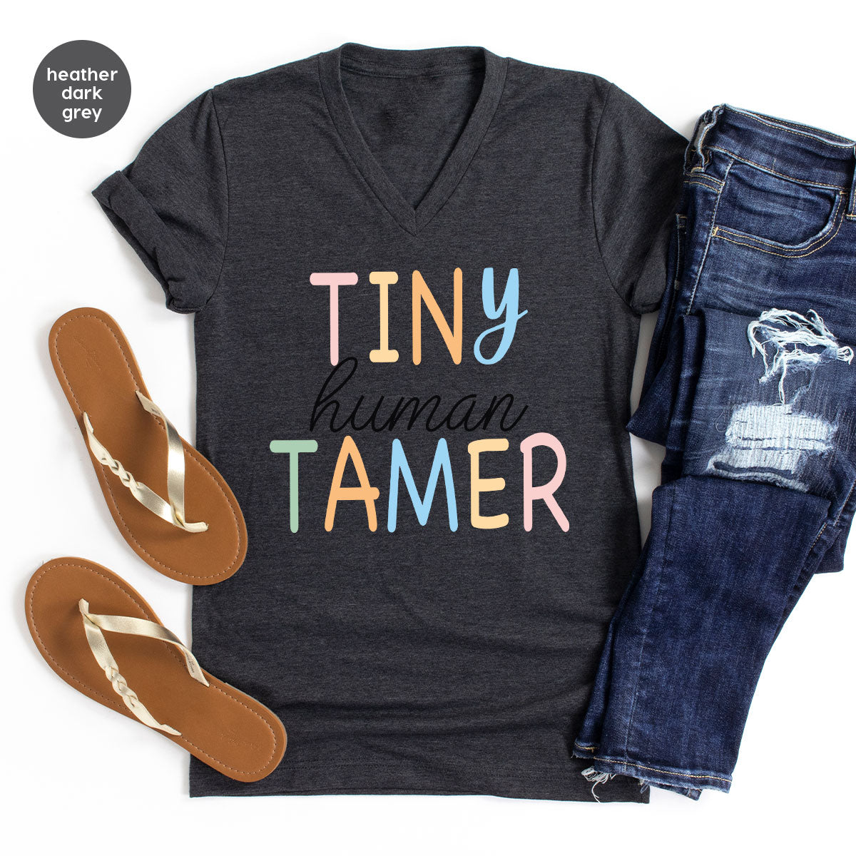 Teacher Shirt, Tiny Human Tamer, Kindergarten Preschool product image 74
