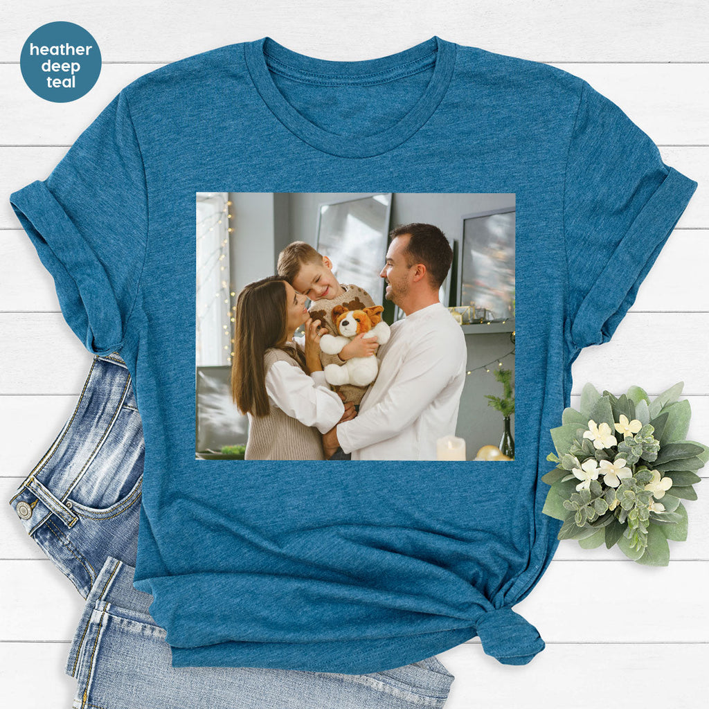 Custom Family T-Shirt, Customizable Photo Shirt, Baby Tee, product image 100