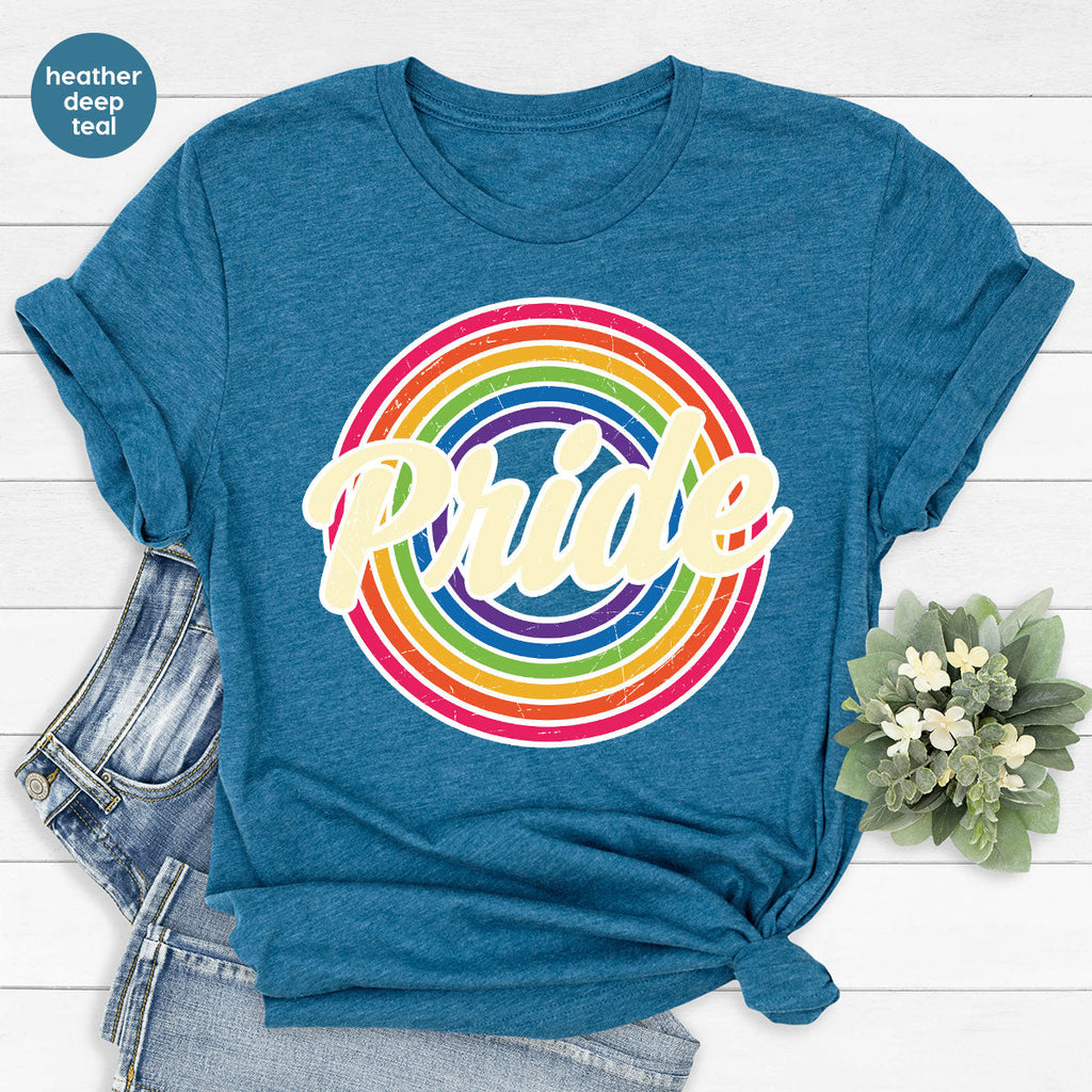 Pride Shirt, LGBT T-Shirt, Tee, Rainbow Graphic product image 2