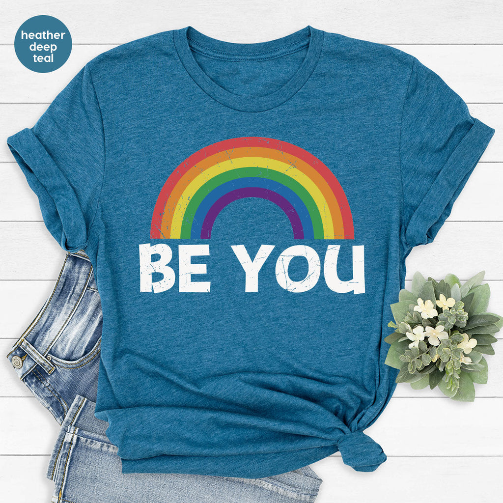Rainbow T-Shirt, Be You Shirt, LGBT Pride product image 118