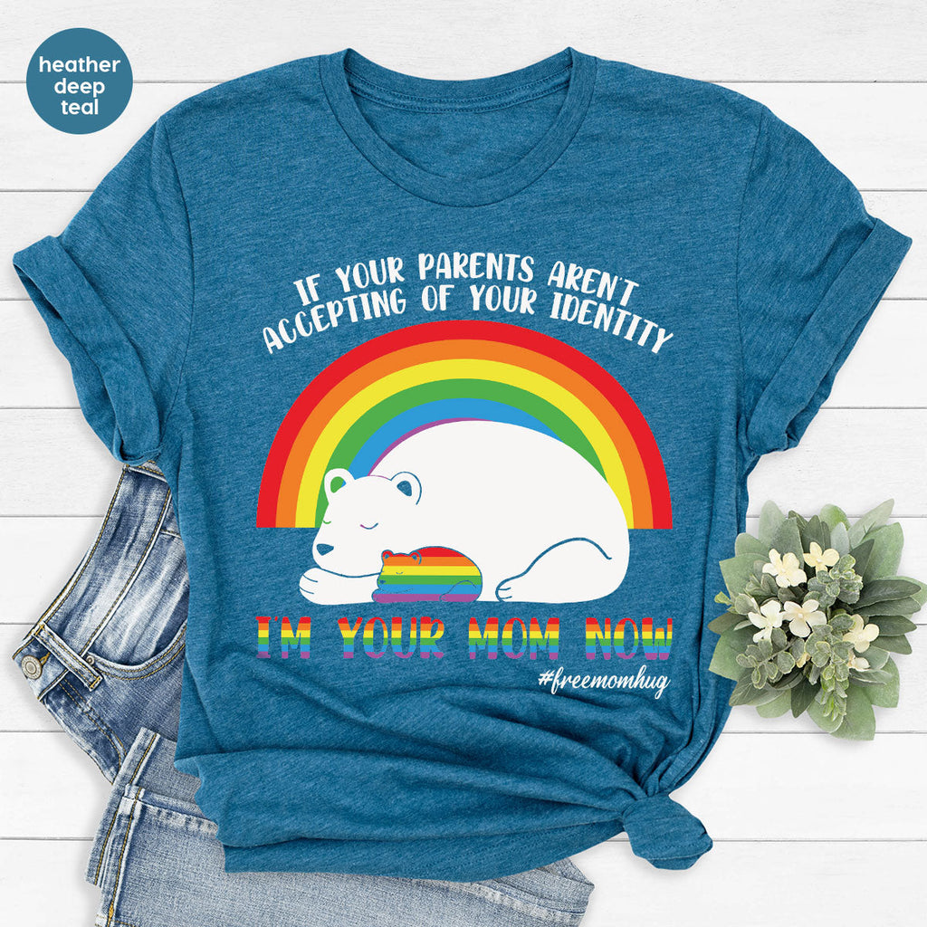 I'm Your Mom Now T-Shirt, Cute LGBT Glory Tee product image 5