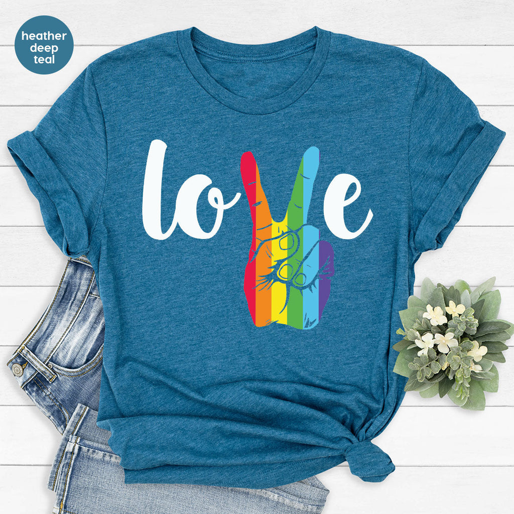 LGBT Love Shirt, Victory T-Shirt, Pride Tee, Glory product image 115