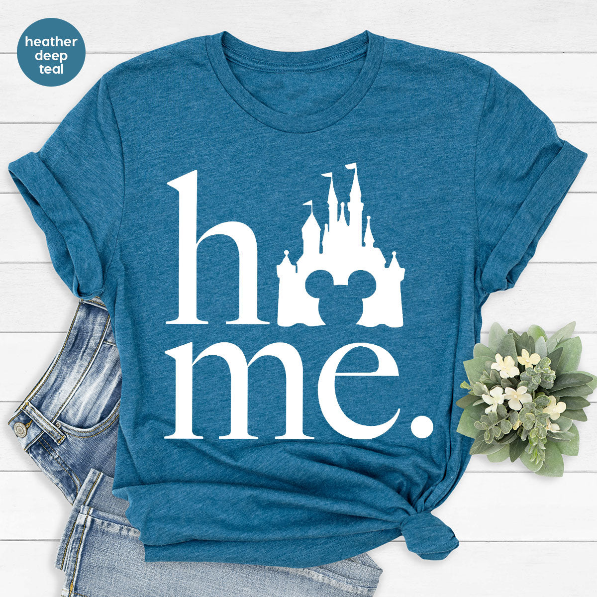 Disney Shirt, Family Home Sweatshirt, World Castle Graphic product image 5