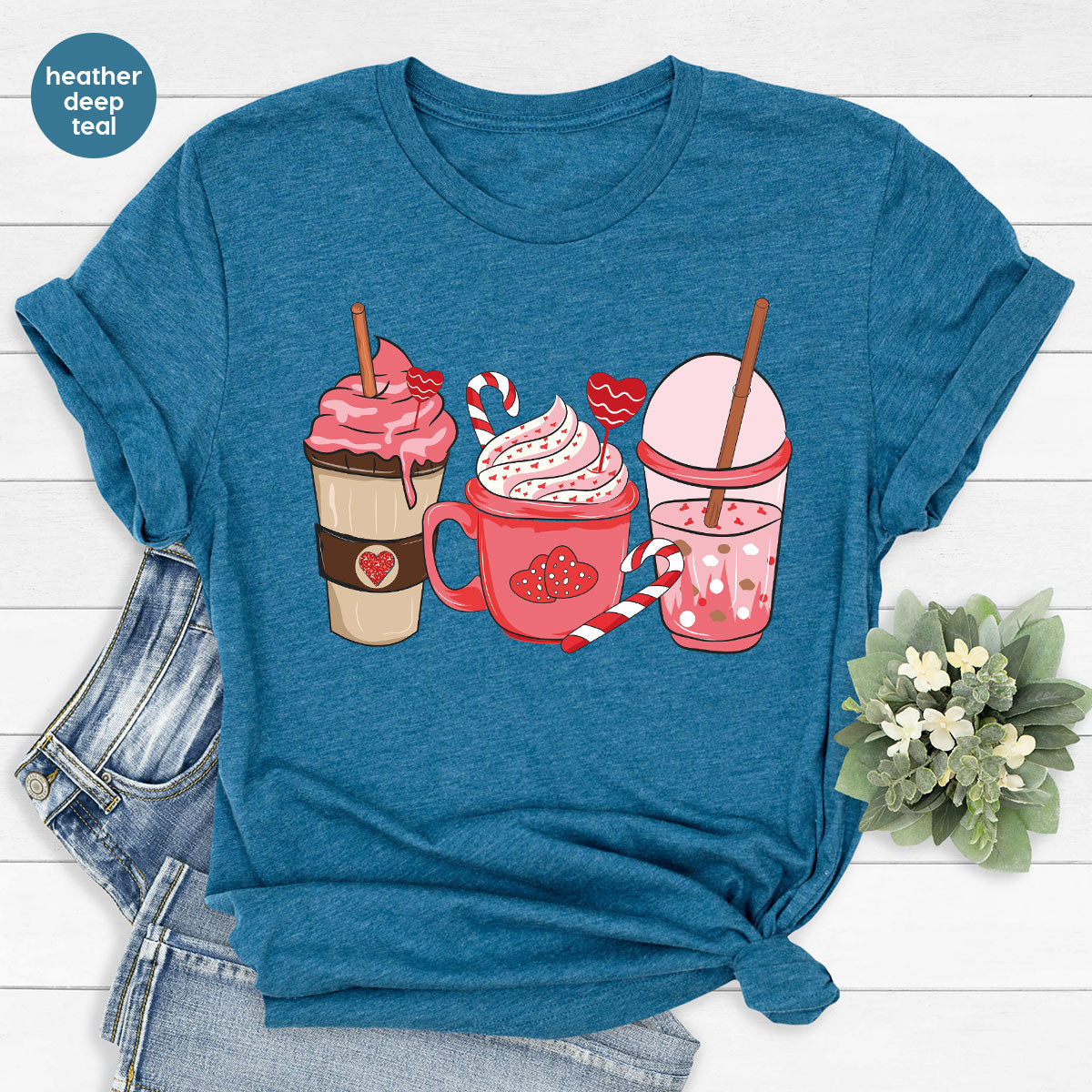 Valentine Drinking Shirt, Valentine's Day Special Gift product image 13