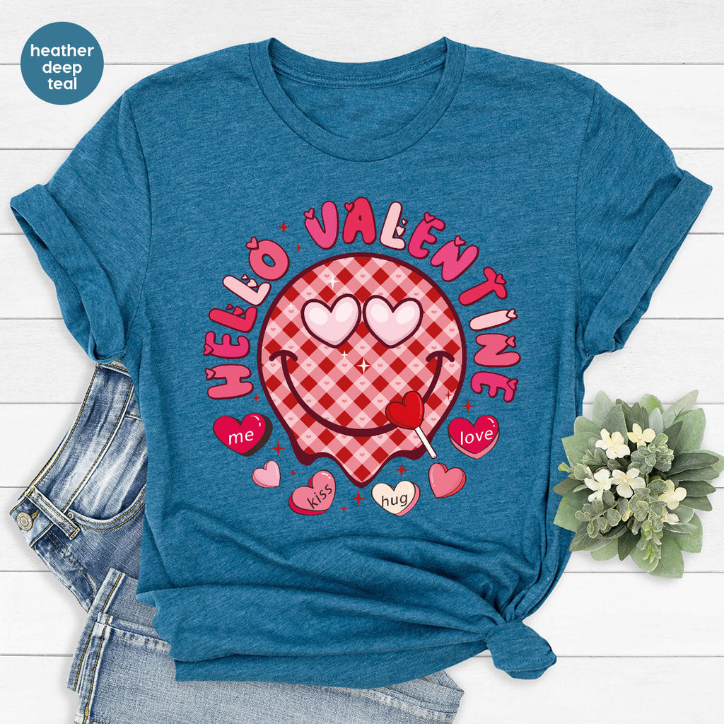 Hello Valentine Shirt, Valentine's Day Love Gift for My product image 101