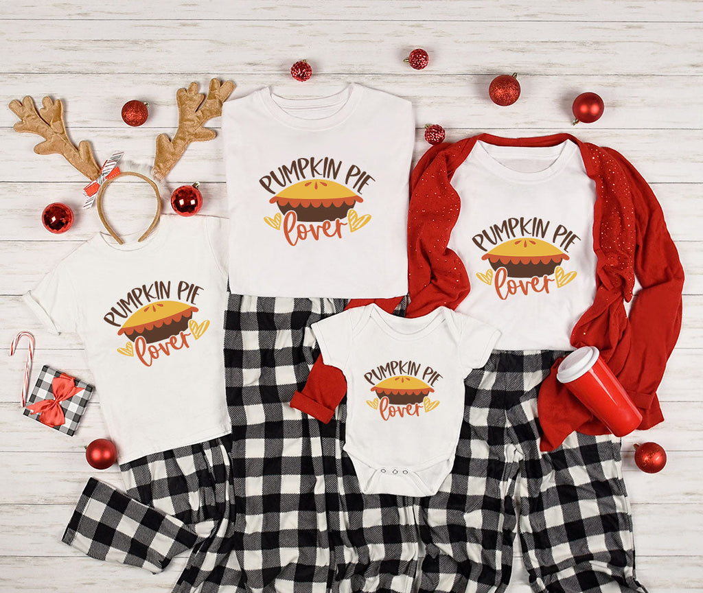 Kids Thanksgiving Shirts, Pumpkin Pie Graphic Tees, Gift product image 13