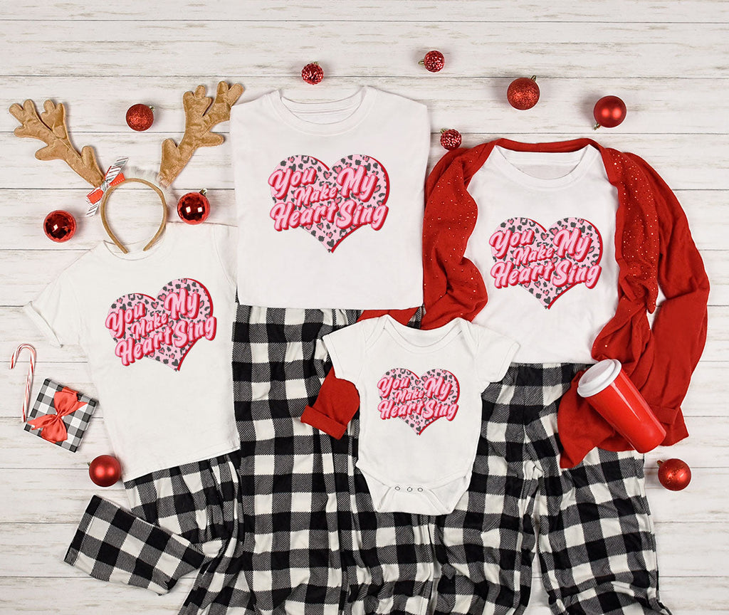 You Make My Heart Sing Shirt, Valentine's Day Romantic Gift product image 6