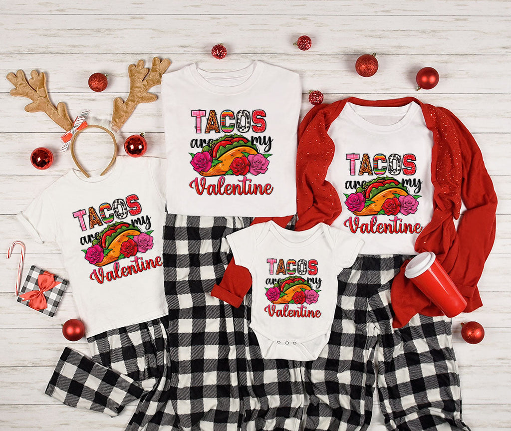 Tacos Are My Valentine Shirt, Gift To My Taco Lover, product image 6
