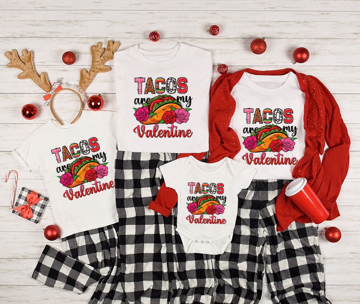 Tacos Are My Valentine Shirt, Gift To My Taco Lover, product image 6