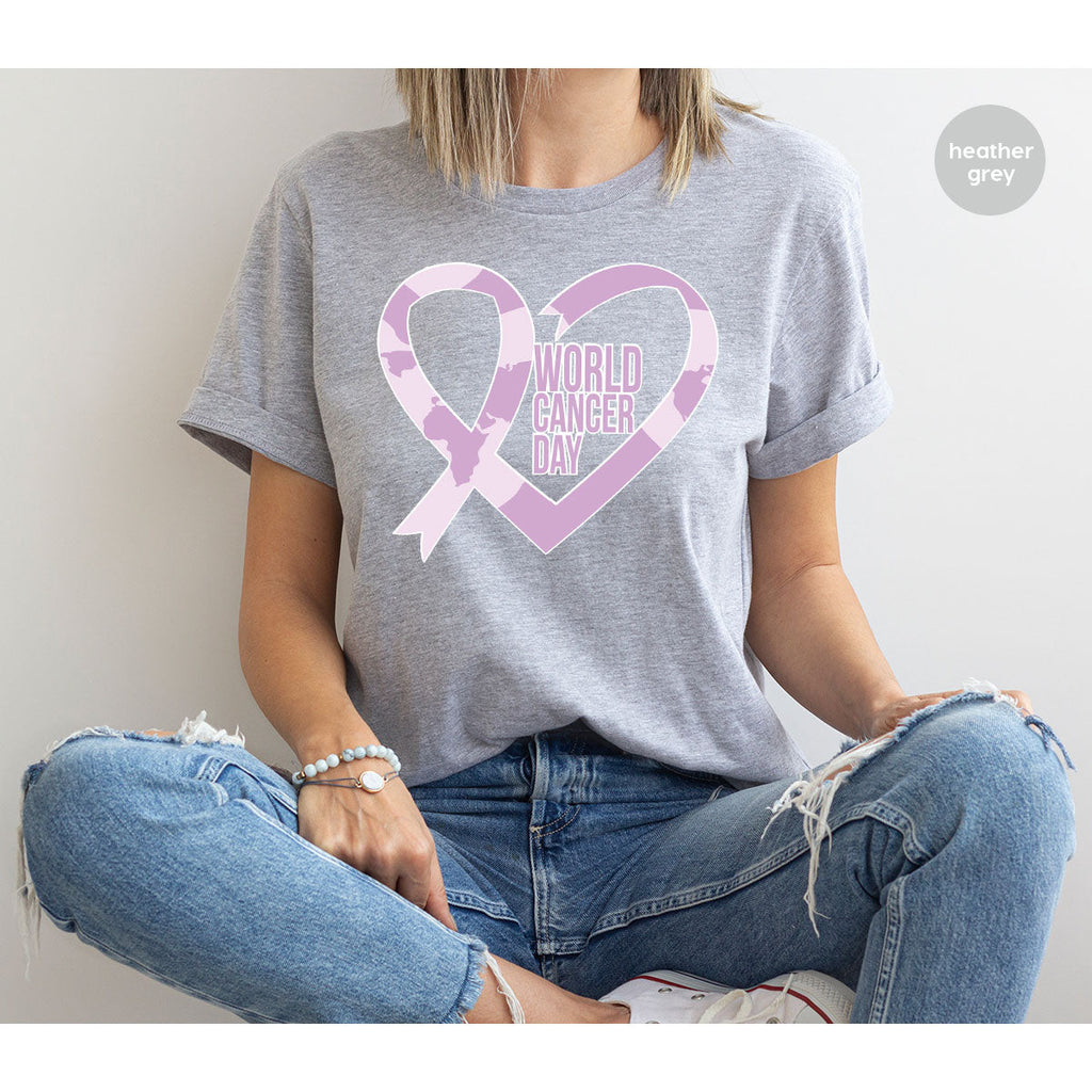 World Cancer Day Gift, T-Shirt, Support Shirt product image 12