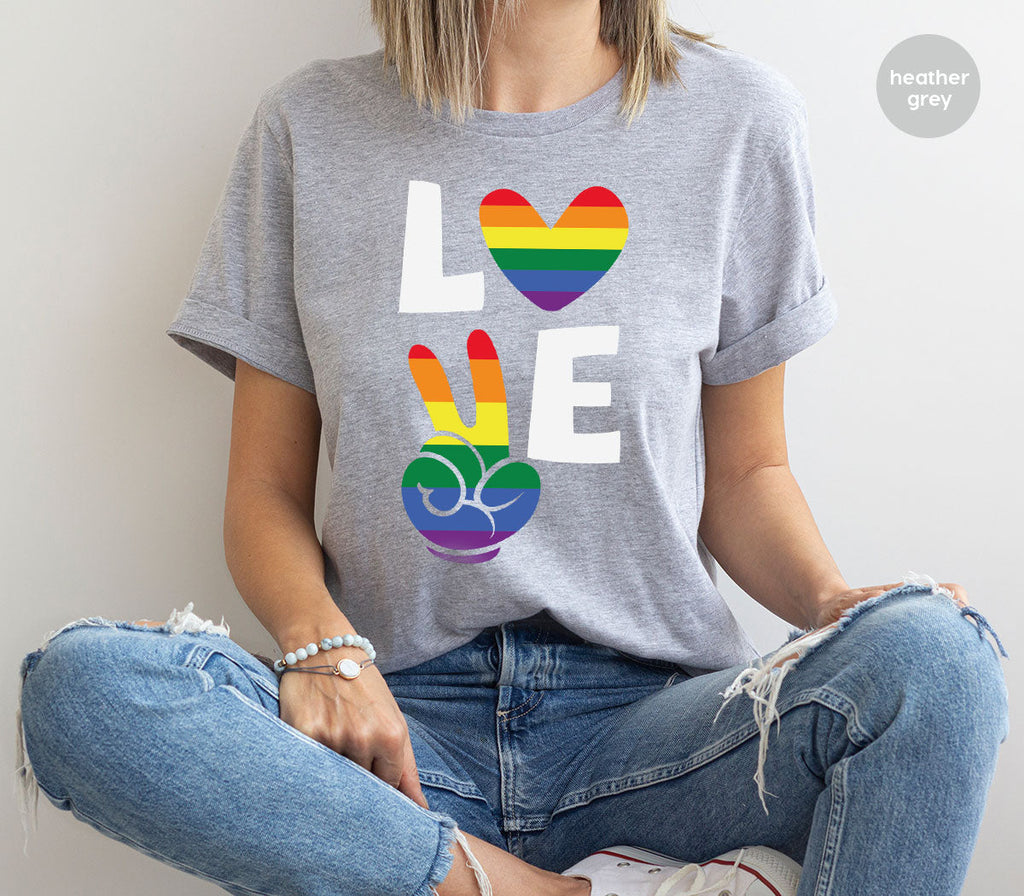 LGBT Love Shirt, Rainbow Glory T-Shirt, Pride Tee product image 6
