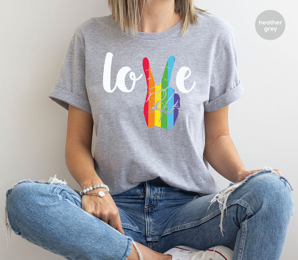 LGBT Love Shirt, Victory T-Shirt, Pride Tee, Glory product image 116