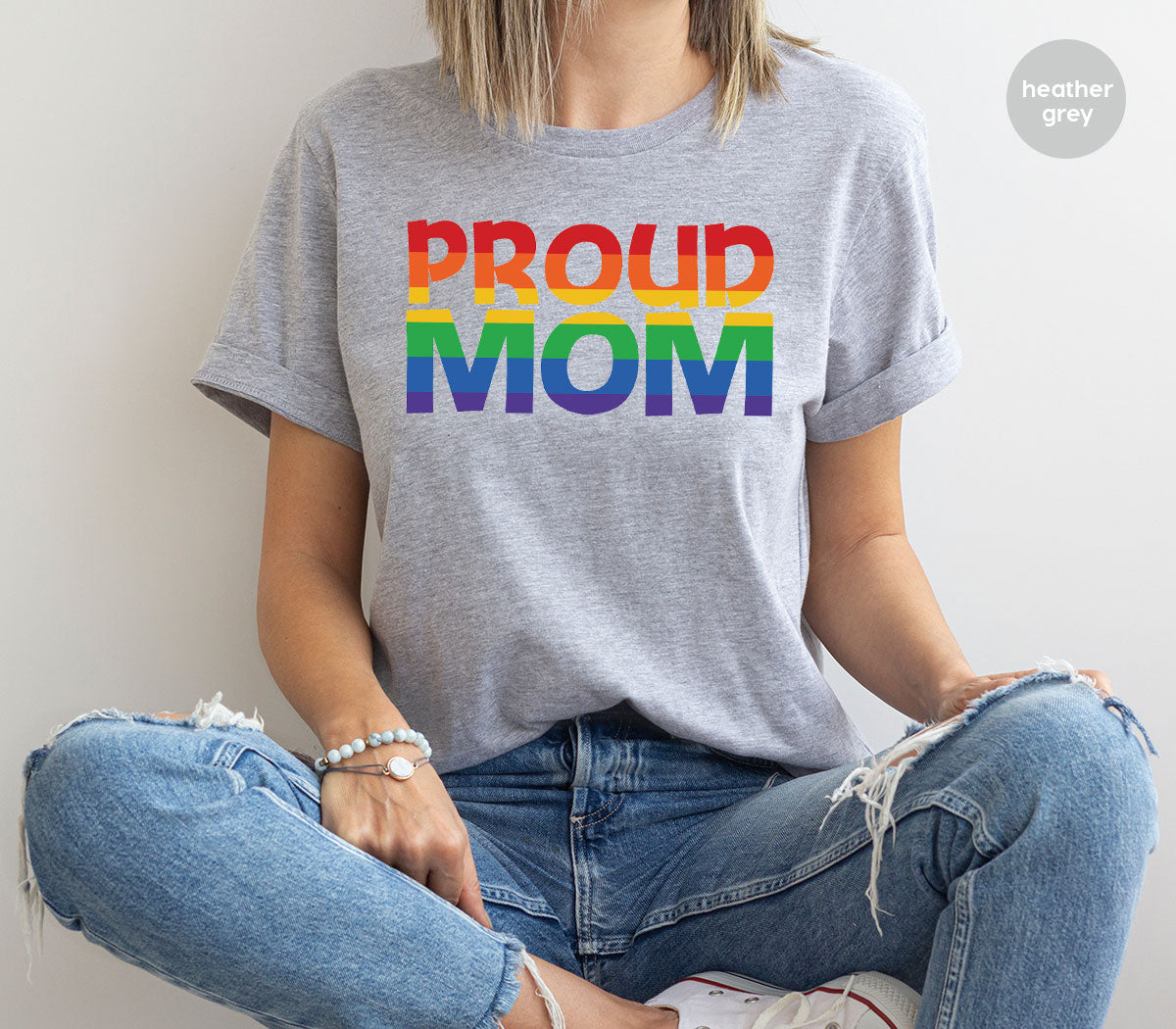Proud Mom Shirt, LGBT T-Shirt, Tee product image 6