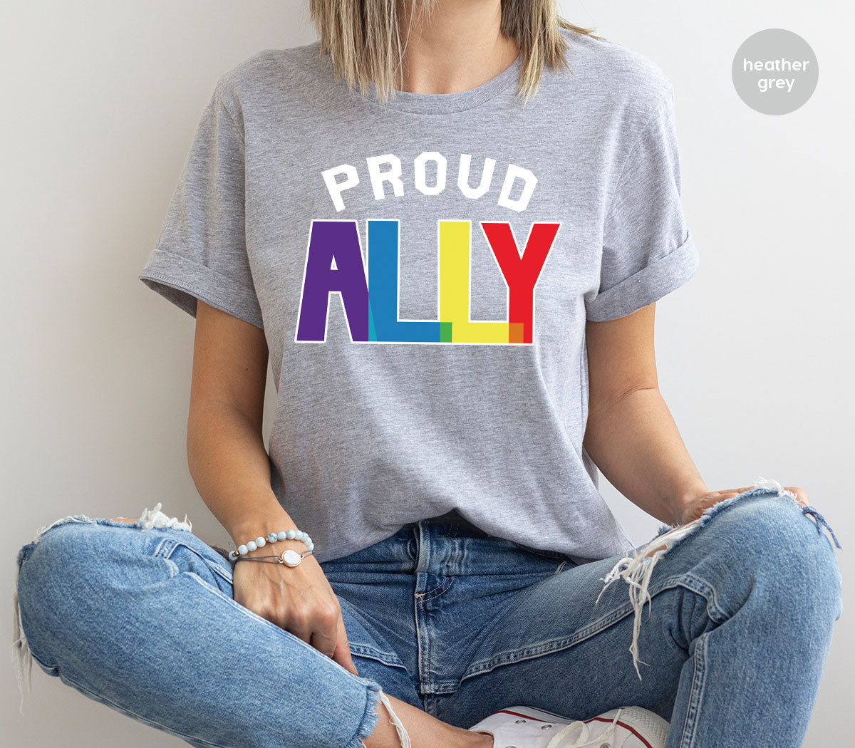 Proud Ally Shirt, LGBT T-Shirt, Tee product image 6