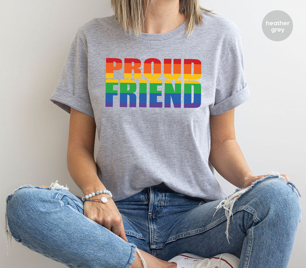 LGBT Friendship Shirt, Proud Friend T-Shirt, Gift Tee product image 3