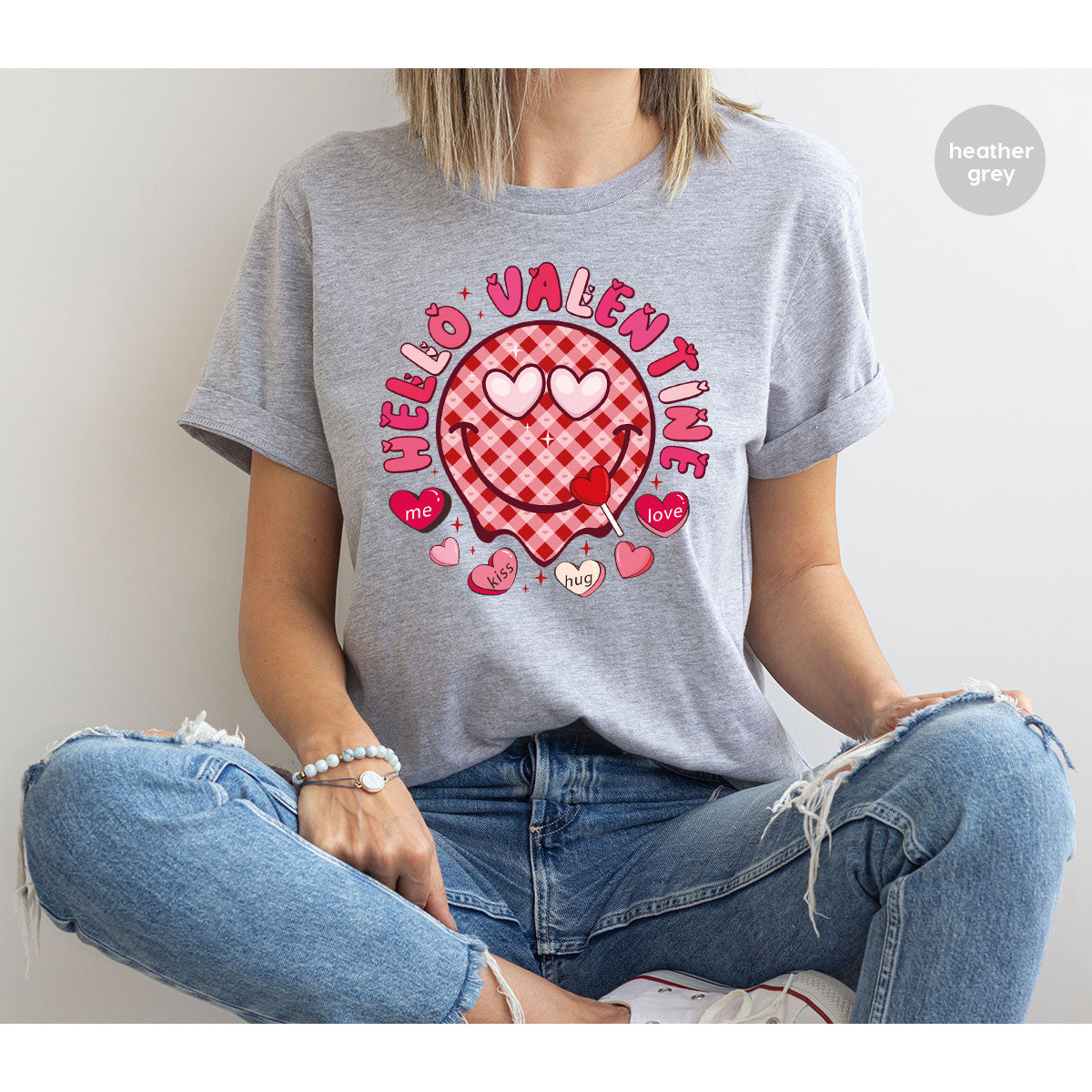 Hello Valentine Shirt, Valentine's Day Love Gift for My product image 103